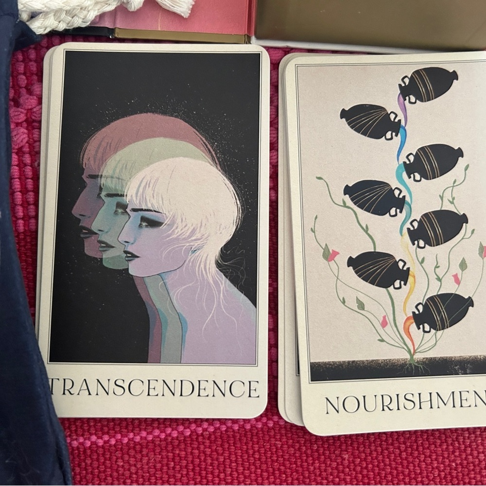 2 for $50 Modern Nirvana Oracle Deck with Tree Design Pouch - Picture 3 of 3